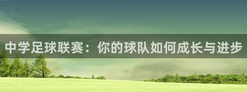  中学足球联赛：你的球队如何成长与进步